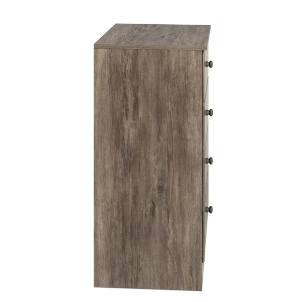 Prepac Astrid Drifted Grey 4-drawer Gentleman's Chest 2 Prepac Astrid Drifted Grey 4-drawer Gentleman's Chest - Image 2