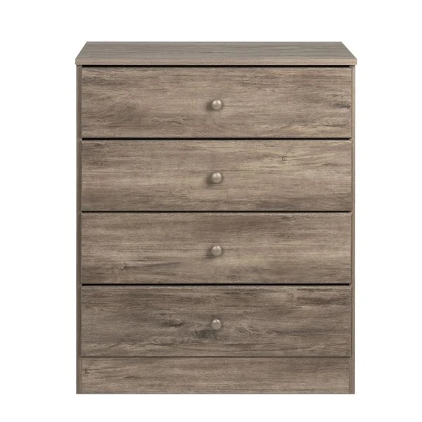 Prepac Astrid Drifted Grey 4-drawer Gentleman's Chest 4 Prepac Astrid Drifted Grey 4-drawer Gentleman's Chest - Image 4