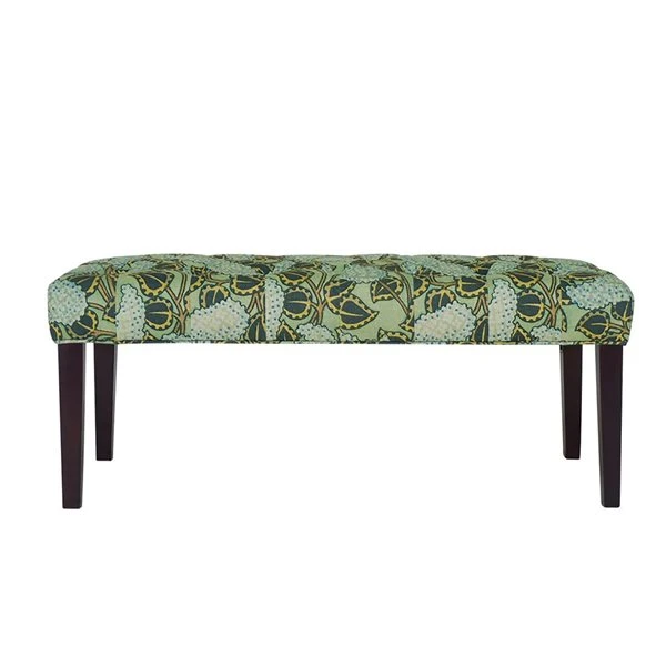 Homycasa Chelsea Bench Wide Pattern Tufted Upholstered Wooden 41.5-in 2 Homycasa Chelsea Bench Wide Pattern Tufted Upholstered Wooden 41.5-in - Image 2