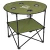 Camp & Go 28-in Dia Green Outdoor Round Folding Portable Table
