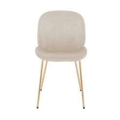 TAKE ME HOME FURNITURE 40-in Manon Luxurious Grey/Gold Bench