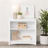 Prepac Modern White Home Office 2-shelf Standard Bookcase