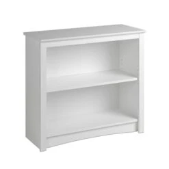 Prepac Modern White Home Office 2-shelf Standard Bookcase -Safavieh Shop 332006459 AlternateImage2 l