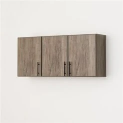 Prepac EliteĀ 54-in Drifted Grey Wood Composite Wall Cabinet
