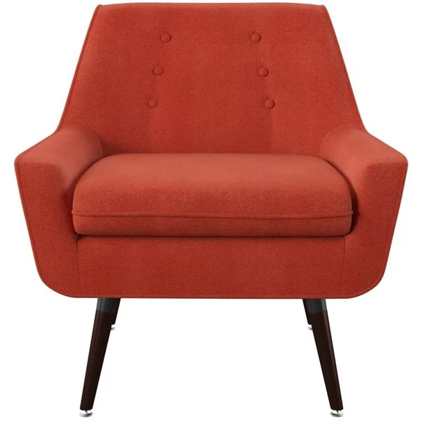 Linon Home Decor Truxton Modern Pimento Accent Chair 2 Linon Home Decor Truxton Modern Pimento Accent Chair - Image 2