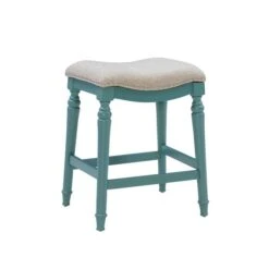 Safavieh Shop 11 Linon Home Decor Louise Blue Backless Counter Stool