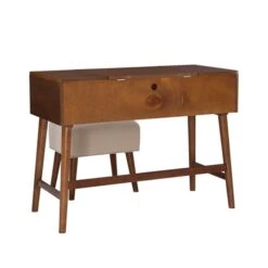 Linon Home Decor 40-in Wharton Walnut Makeup Vanity -Safavieh Shop 332006854 AlternateImage2 l