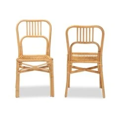 Baxton Studio Ivora Traditional Side Chair With Wicker Frame - Set Of 2 8 Baxton Studio Ivora Traditional Side Chair With Wicker Frame - Set Of 2 -Safavieh Shop 332007431 AlternateImage1 l
