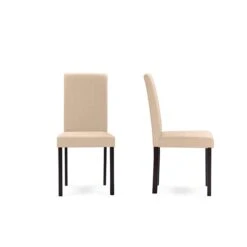 Baxton Studio Andrew Polyester Upholstered Contemporary Side Chair With Wood Frame - Set Of 4 -Safavieh Shop 332007456 AlternateImage2 l