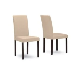 Baxton Studio Andrew Polyester Upholstered Contemporary Side Chair With Wood Frame - Set Of 4 -Safavieh Shop 332007456 MainImage 001 l