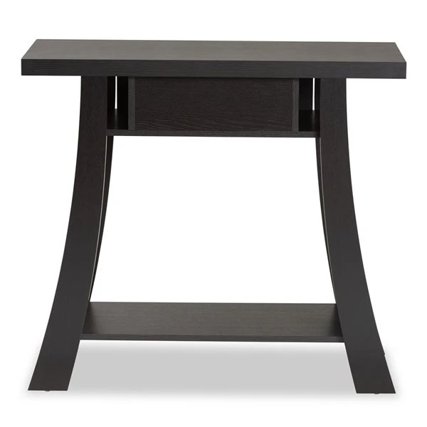 Baxton Studio Herman Dark Brown Modern Console Table 2 Baxton Studio Herman Dark Brown Modern Console Table - Image 2