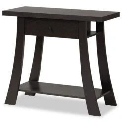 Baxton Studio Herman Dark Brown Modern Console Table
