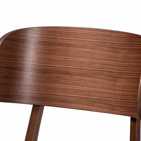 Baxton Studio Alston Transitional Polyester Upholstered Side Chair With Wood Frame - Set Of 2 1 Baxton Studio Alston Transitional Polyester Upholstered Side Chair With Wood Frame - Set Of 2