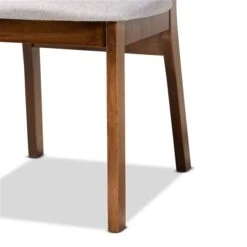 Baxton Studio Damara Traditional Grey Polyester Upholstered Side Chair With Wood Frame - Set Of 2 -Safavieh Shop 332007760 AlternateImage4 l