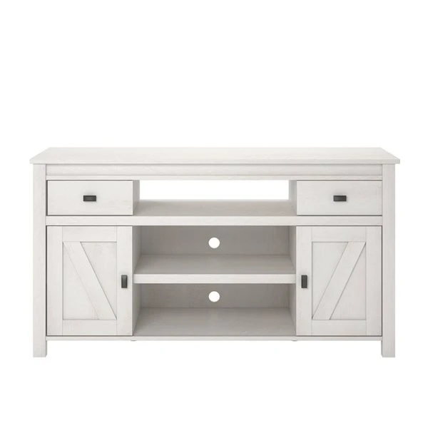 Ameriwood Home Farmington Ivory Oak TV Stand For TVs Up To 60-in 3 Ameriwood Home Farmington Ivory Oak TV Stand For TVs Up To 60-in - Image 3