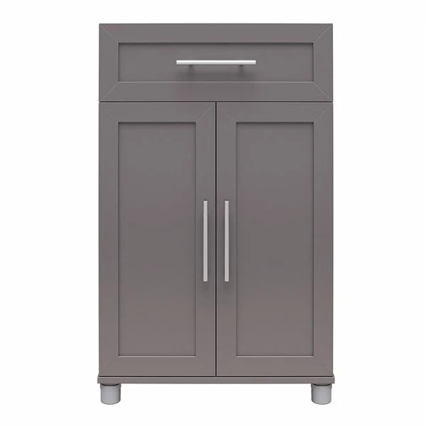 Systembuild Evolution Camberly 24-in 2-Door/1-Drawer Freestanding Storage Cabinet In Graphite Grey 1 Systembuild Evolution Camberly 24-in 2-Door/1-Drawer Freestanding Storage Cabinet In Graphite Grey