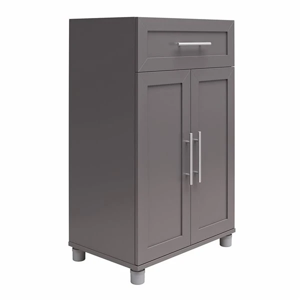 Systembuild Evolution Camberly 24-in 2-Door/1-Drawer Freestanding Storage Cabinet In Graphite Grey 3 Systembuild Evolution Camberly 24-in 2-Door/1-Drawer Freestanding Storage Cabinet In Graphite Grey - Image 3