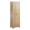Systembuild Evolution Lory 24-in Wood Composite Freestanding Storage Cabinet In Natural