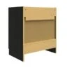 Systembuild Evolution Camberly 24-in Wall-mount Storage Cabinet With Hanging Rod In Black Oak