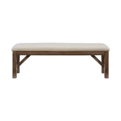 Linon Home Décor Tessa Tan Rectangular Dining Bench -Safavieh Shop 332009645 AlternateImage1 l