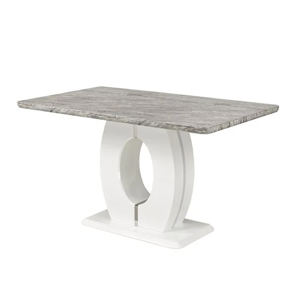 Brassex White/Grey Wood Rectangular Bar Table 1 Brassex White/Grey Wood Rectangular Bar Table