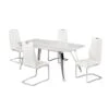 Brassex Elliott 5-Piece Dining Set - Grey
