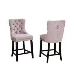 Brassex Verona Beige Counter Stool - Set Of 2
