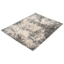 ECARPET Oregon Abstract 5.25-ft X 7.25-ft Cream And Grey Rectangular Area Rug -Safavieh Shop 332011039 AlternateImage3 l